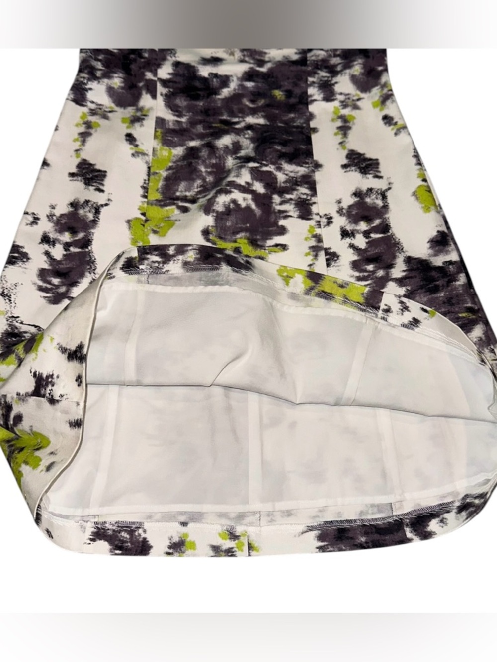 REISS Ottoline A-Line Dress Sleeveless Abstract Blot Print Mini Sz 4 - Picture 5 of 9